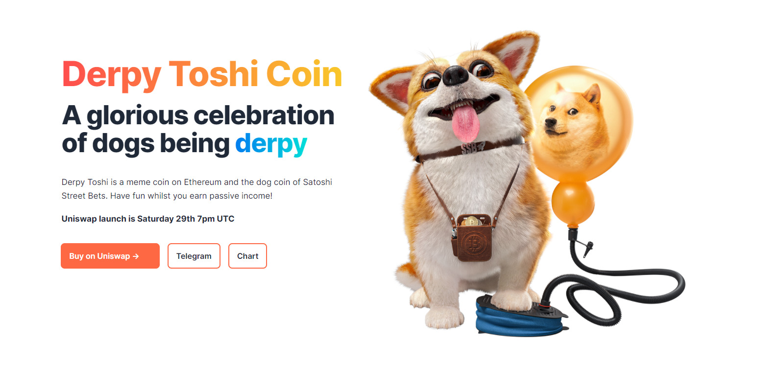 Derpy Toshi Coin Available on Uniswap image 1